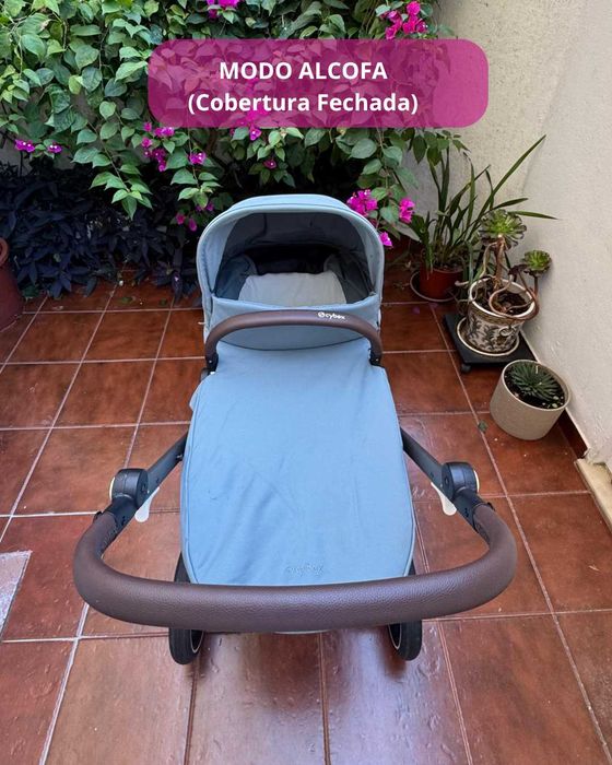 Carrinho Bébé (CYBEX EOS LUX: 2 em 1 - ALCOFA & ASSENTO)