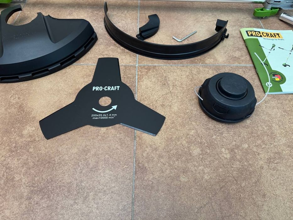 Коса Аккумуляторная 20V Бесщеточный дв. ProCraft  +Нож +Леска Гарантия