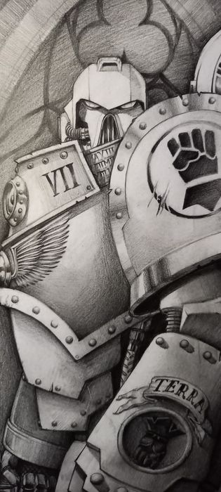 Rysunek Space Marine