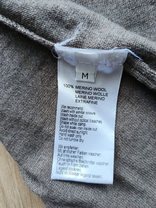 Sweter wełna merino wool taupe Sand Copenhagen r.M