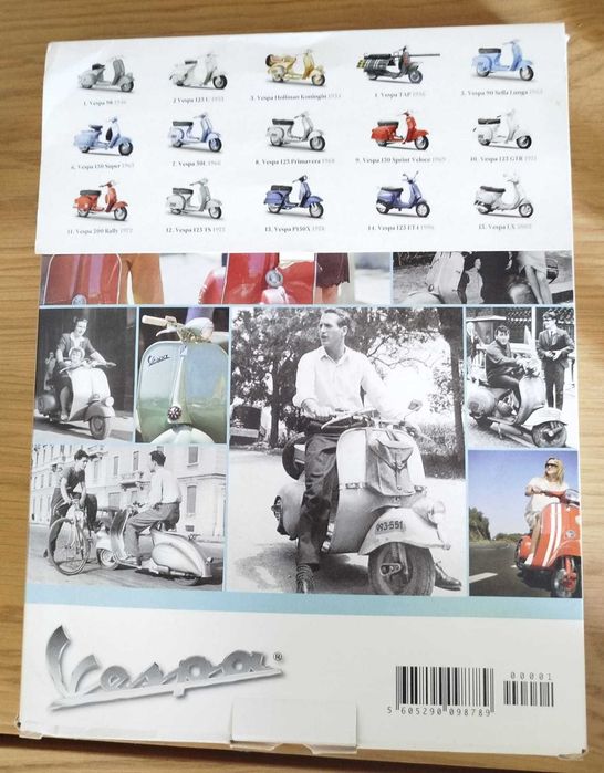 Coleção Completa 15 Miniaturas Piaggio Vespa + Fascículos/Catálogos (Excelente Estado)