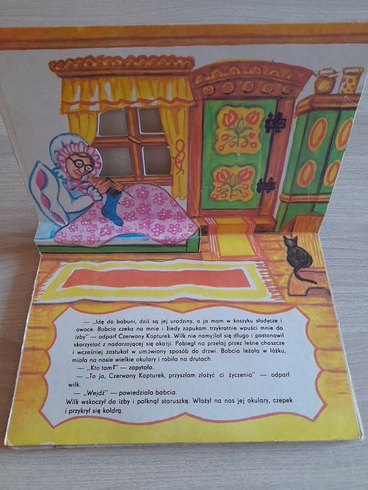 Bajka rozkładana Czerwony Kapturek  3D z PRL