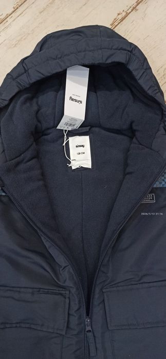 Nowy zimowy kombinezon dla chłopca 116/122