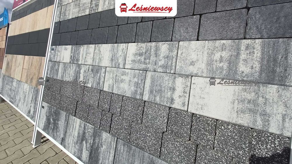 Kostka brukowa na podjazd/taras/schody Drogbruk-VIA TRES-Inverno 6cm