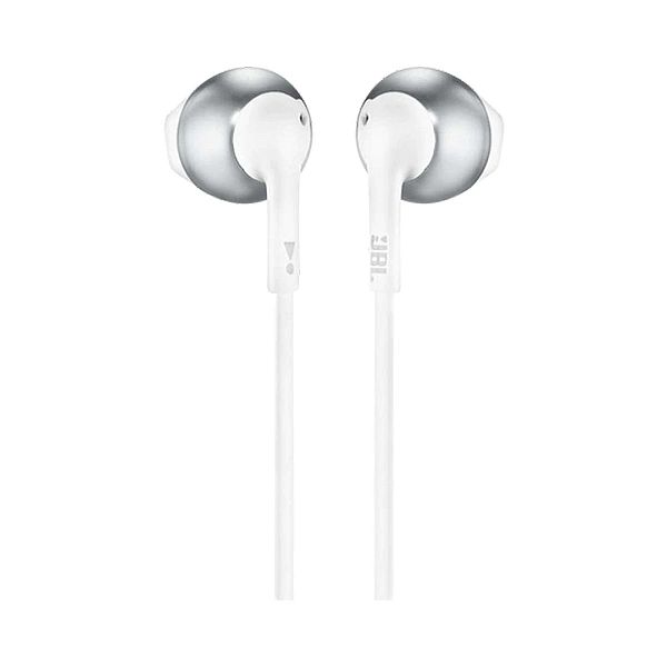Słuchawki przewodowe JBL T205 douszne mini jack 3.5mm - białe