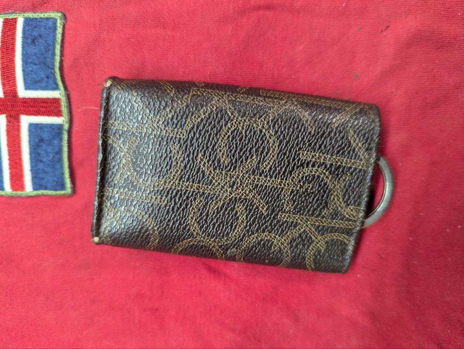 Кожаная ключница Calvin Klein монограм из натуральной кожи , Оригинал