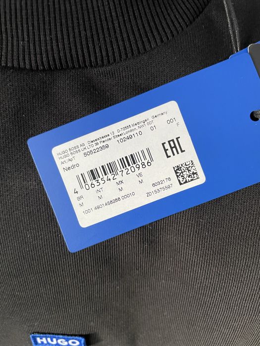 HUGO Blue bluza bawełniana