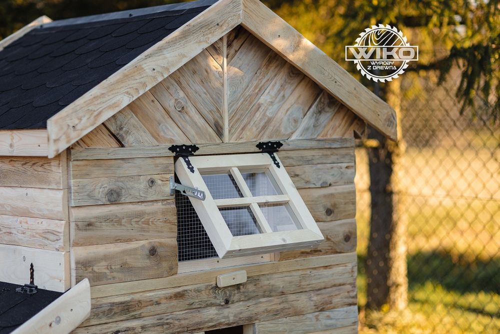 Kurnik xl WIKO dla 10-14kur, Ocieplony! deska świerk ,sosna! WIKO