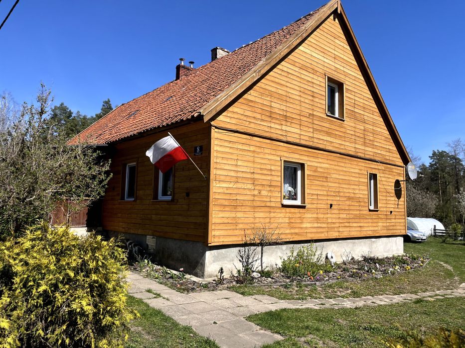 Przedwojenne gospodarstwo, dom na Mazurach – Kokoszki, Puszcza Piska siedlisko