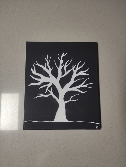 Quadro pintado á mão