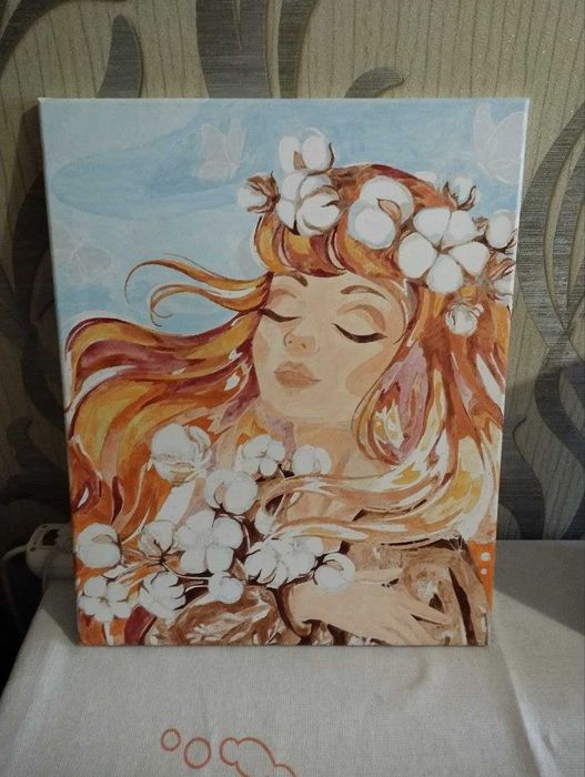 Рамка Багет для картины   Картина - ВЕСНА 50* 40