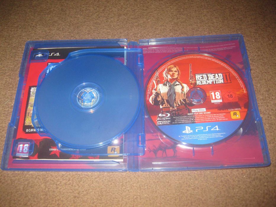 Jogo "Red Dead Redemption II" para a Playstation 4/Impecável!