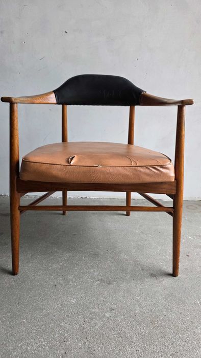 Ikona Duńskiego Designu – Fotel Skandynawski/ Mid-Century Modern / Lata 60.