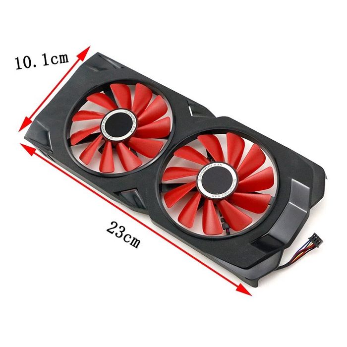 Пара нових кулерів (комплект з рамкою) для RX470 RX570 85mm