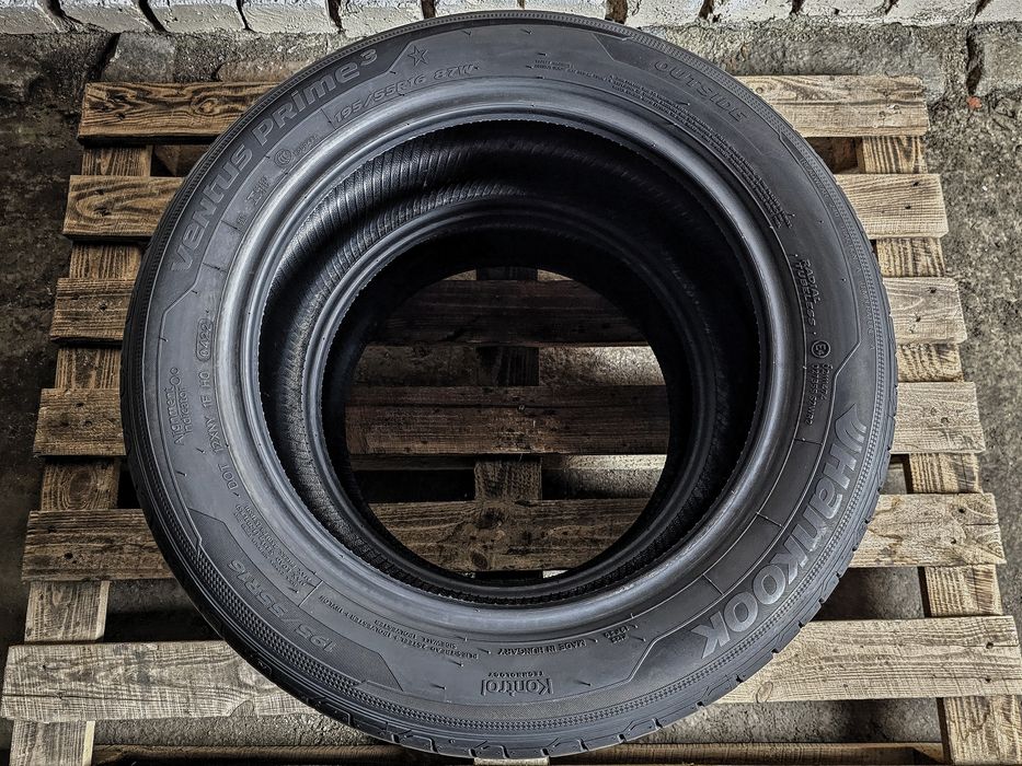 Пара 195/55r16 Hankook | 7.5mm | 2022 | Hungary | Преміум шини | Нові