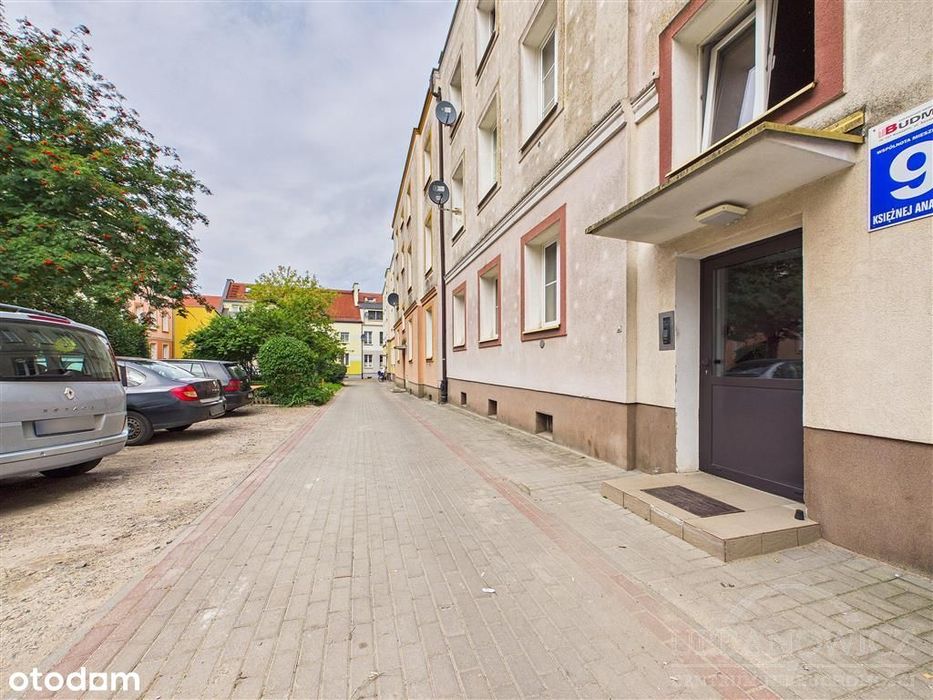 2-pok. mieszkanie na parterze. Księżnej Anastazji