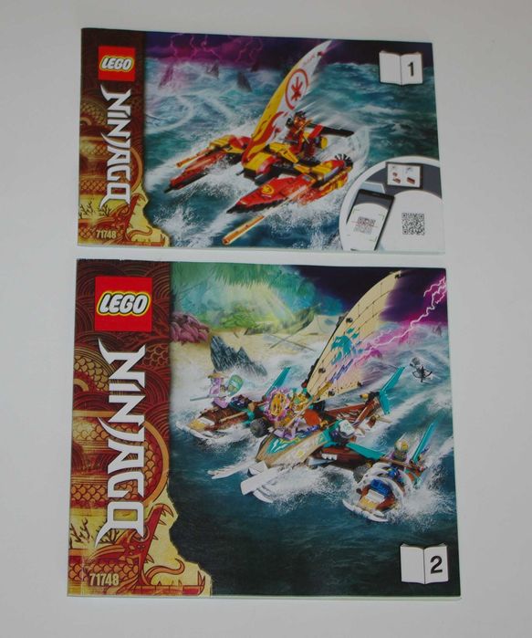 LEGO 71748 Ninjago  Morska bitwa katamaranów kompletne + gratis
