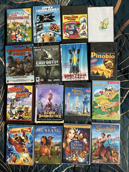 Filmy bajki DVD bogata kolekcja