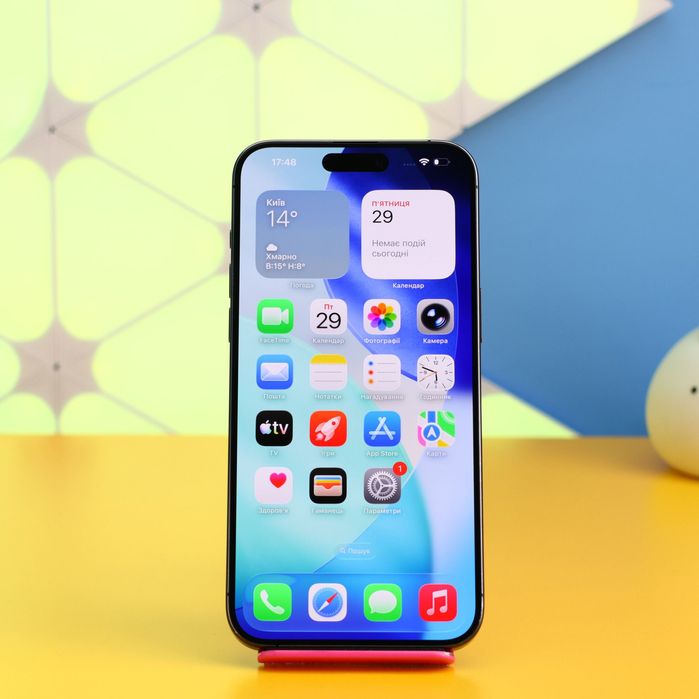 Смартфон Apple iPhone 15 Pro Max 512GB Black (167069) Б/У З ГАРАНТІЄЮ