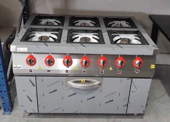 Fogão 6 Bocas + Forno a Gás - NOVO