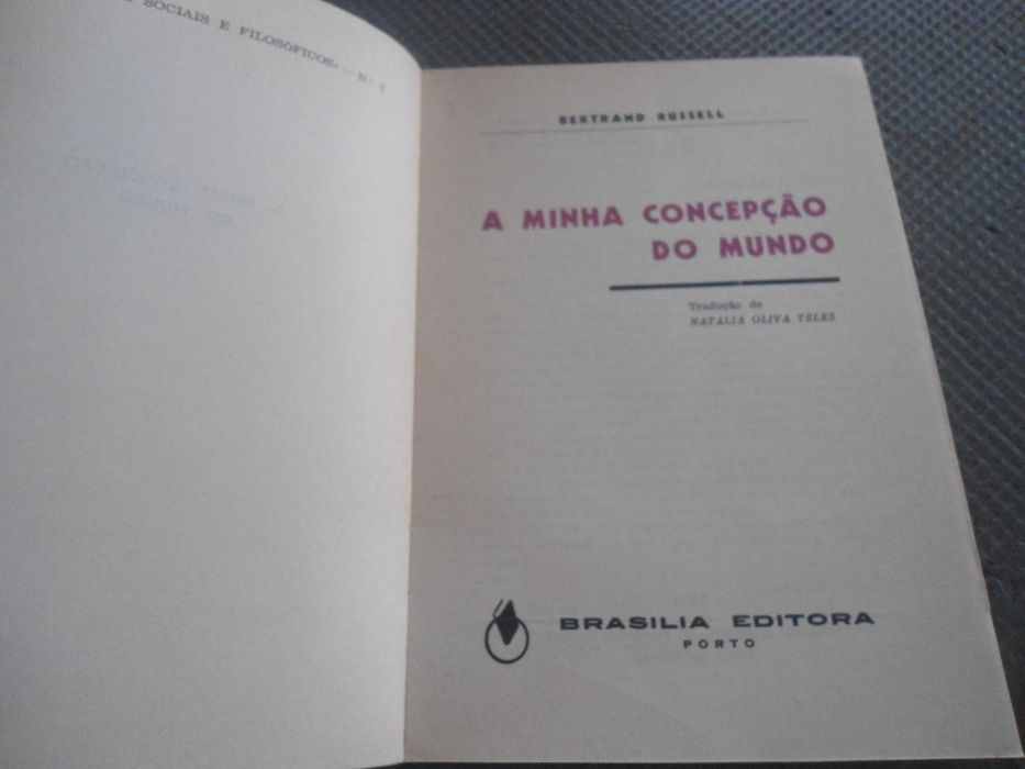A Minha Conceção do Mundo por Bertrand Russel (1970)
