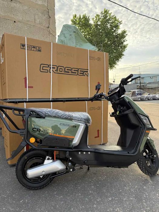 Электроскутер Crosser СR-13  2500w LFP (LiFePO4) 76.8v 30ah(Новый 2026)