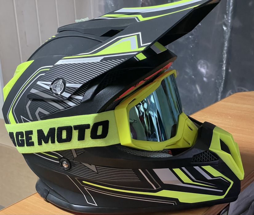 Мотошлем Шлем Кросс Эндуро