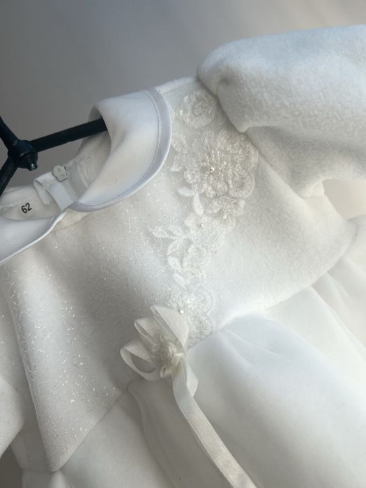 Ubranko na chrzest pełen zestaw full zima