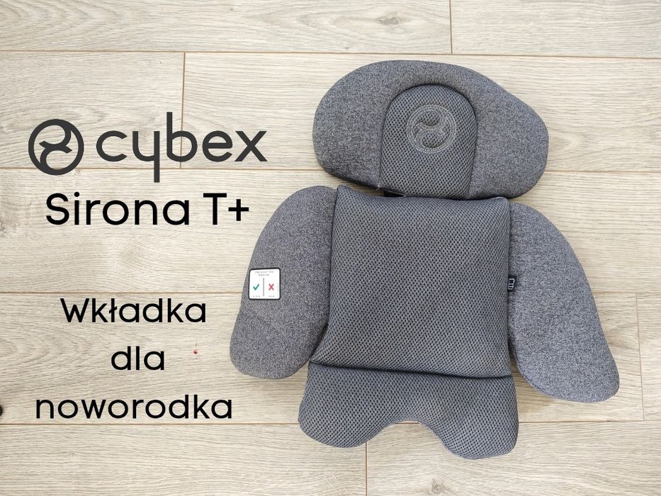 Cybex Sirona T+, Redukcyjna wkładka dla noworodka Newborn inlay, Mirage grey