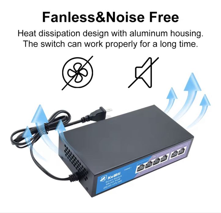 ‼️Коммутатор PoE Switch ( 8+2 ) Новые‼️