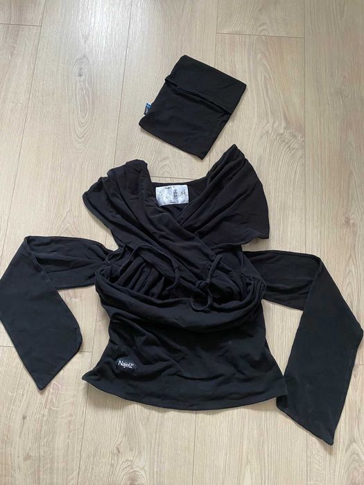 NAJELL WRAP chusta do noszenia dziecka 2w1 M/L czarna