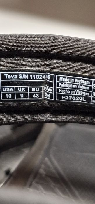 сандалы Teva  для мужчин Terra Fi 5 Universal 43.5 розмір