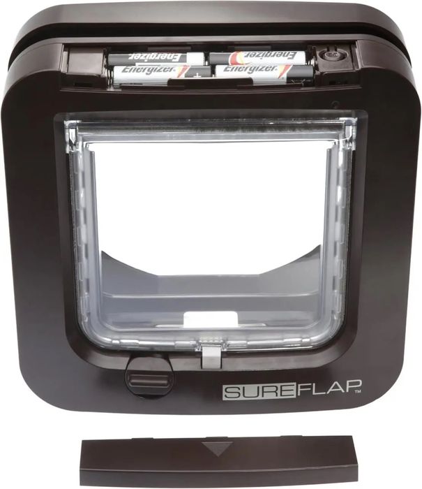 SureFlap SUR001 - Дверцята для кішок з мікрочіпом, що замикаються. Вивчає до 32 ID RFID-міток.