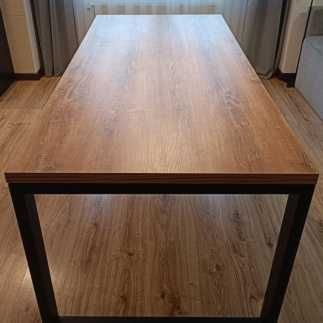 stół loft do jadalni 200x90 blat wysokość 76cm