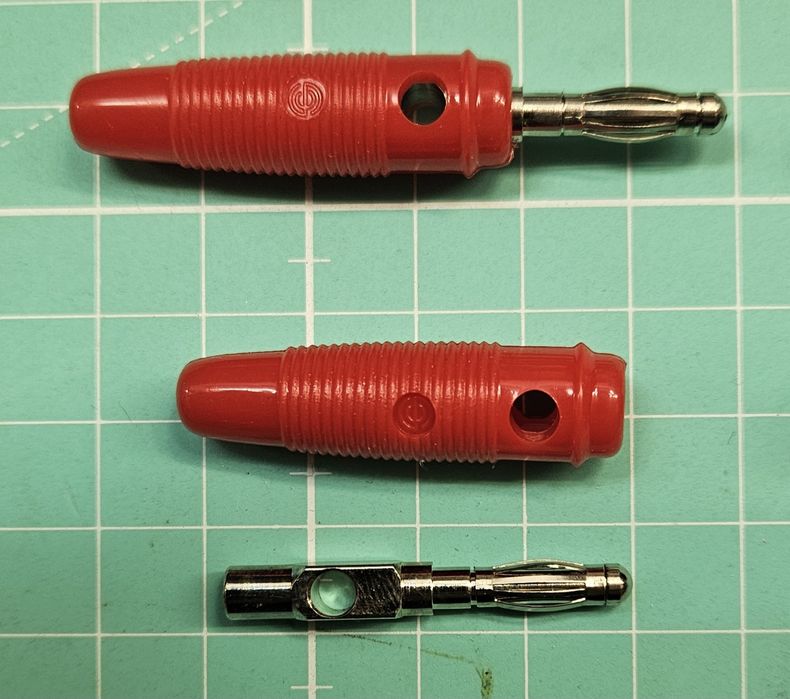 10szt. Wtyk bananowy 4mm 10A