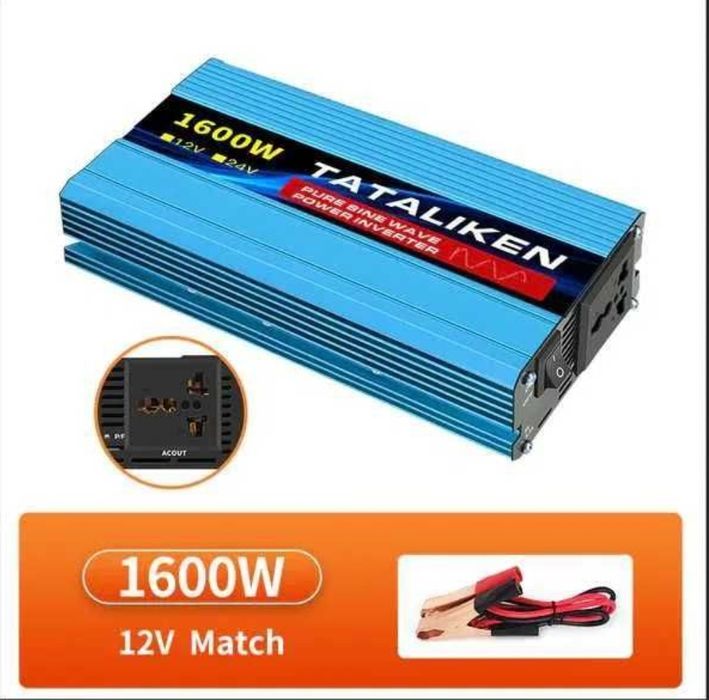 Инвертор 12 - 220V чистый синус для котла и холодильника  В НАЛИЧИИ З