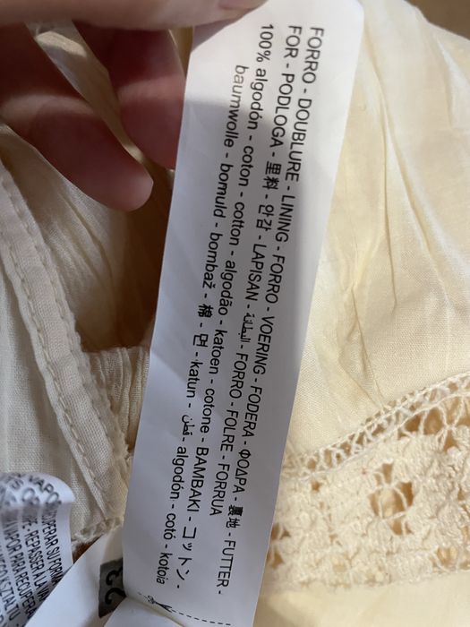 Vestido Zara renda