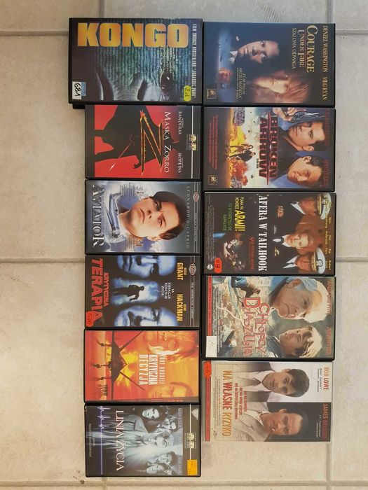 Pakiet 57 kaset VHS