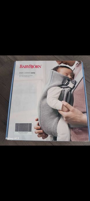 Ерго-рюкзак / переноска BabyBjorn Baby Carrier Mini (3D Jersey, Dark Grey)