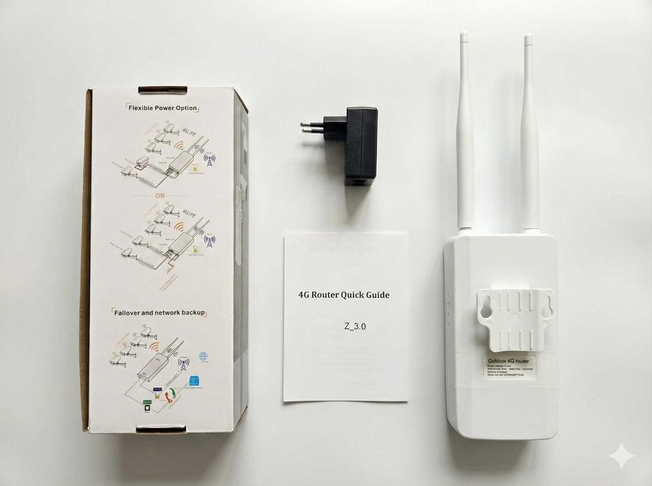 Вуличний 4G роутер під SIM карту LTE модем із WAN та PoE зовнішній