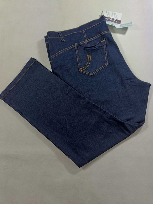 Szerokie spodnie damskie PLUS SIZE 52 6XL jeans TAILLISSIME SP0185