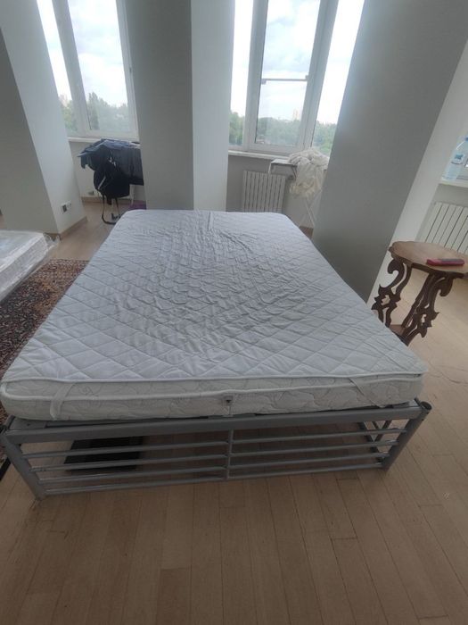 Двуспальная металлическая кровать IKEA Tromsö (ИKEA Тромсё) + матрас