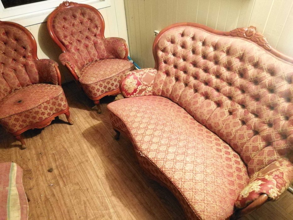 Sofa + Dwa Fotele w stylu Ludwig