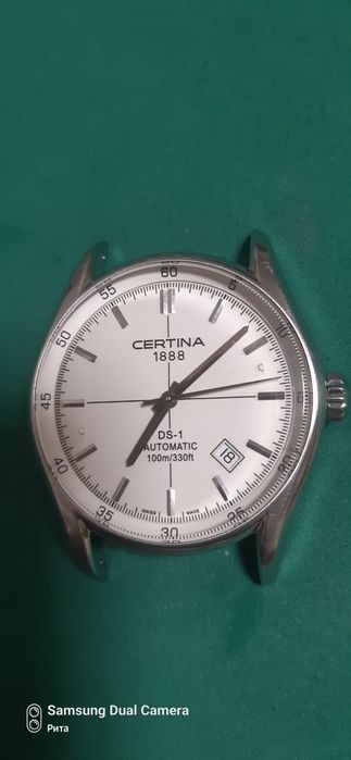 мужские часы CERTINA DS-1 40мм AUTOMATIC 100м сапфир 100% оригинал