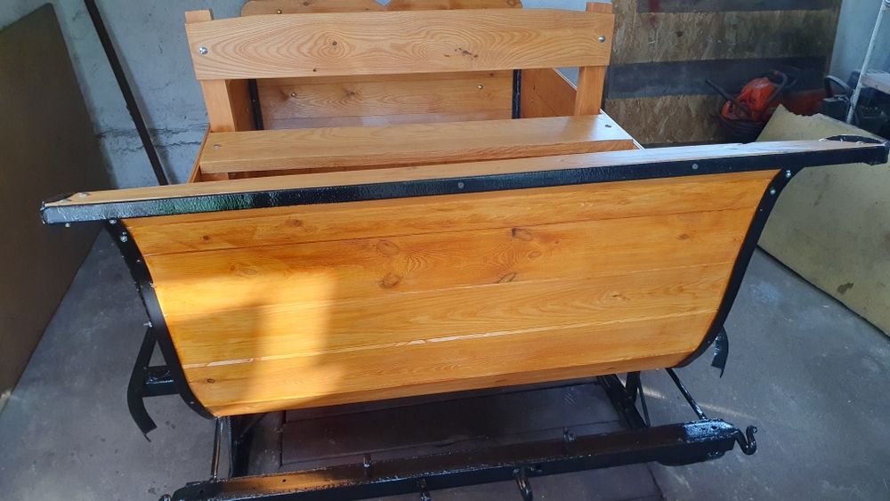 Sanie konne pociągowe