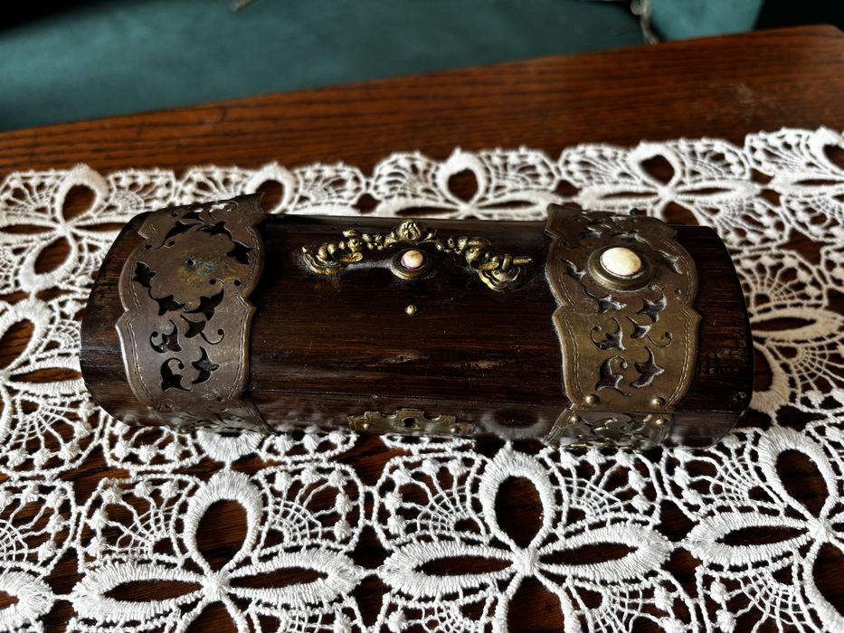 Szkatuła, etui Biedermeier XIX wiek