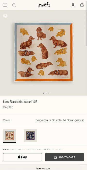 Платок твилли бандана hermes оригинал эрмес