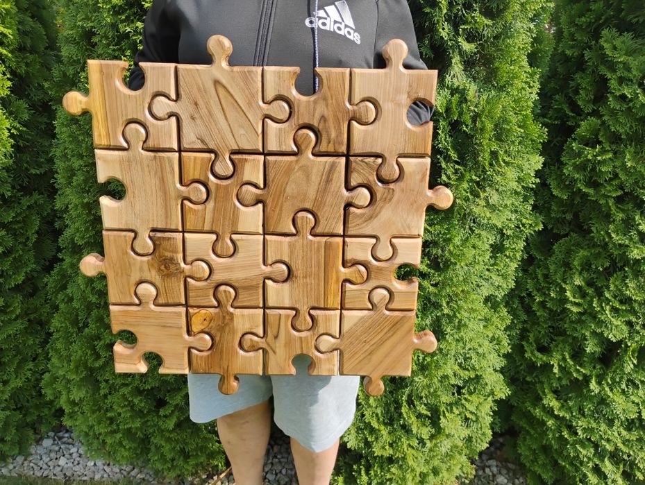 Dekoracyjny obraz-puzzle z podświetleniem LED