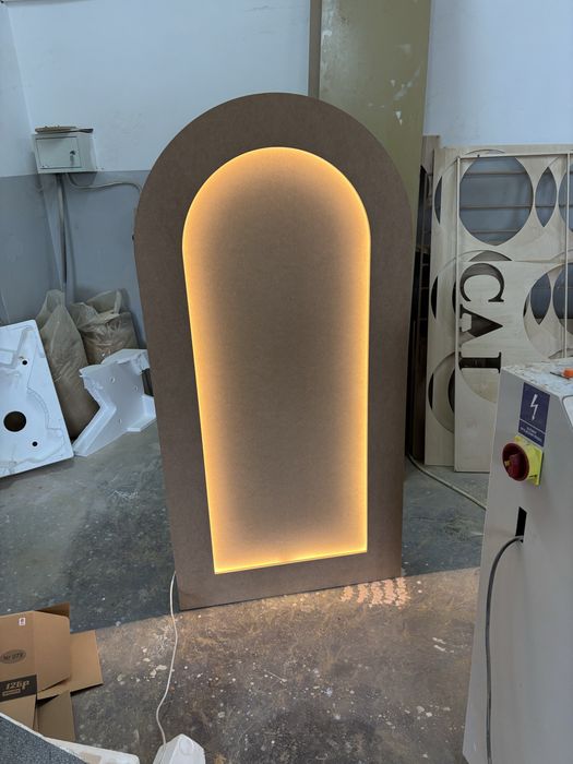 Ścianka Dekoracyjna / Balonowa / LED - MDF lub Sklejka – Dowolny Kształt!