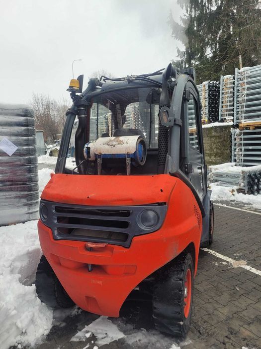 LINDE H40T, pełna kabina, duplex 3,1m, przesuw boczny 2009r.
